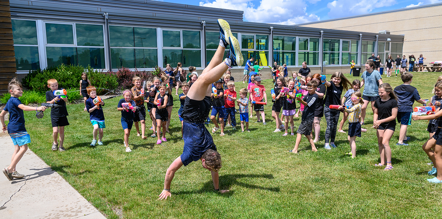 Epic Water Battle Closes Out Totus Tuus Program